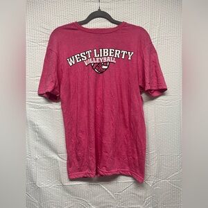 Pink West Liberty Volleyball Graphic Tee